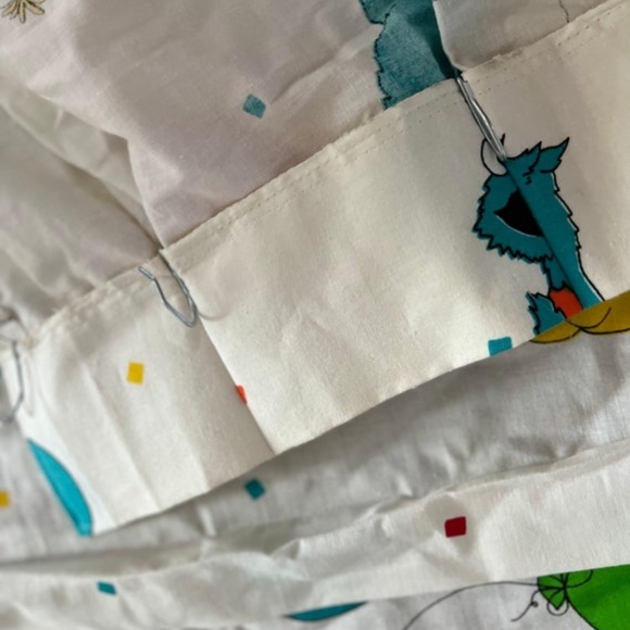 1980s - 1990s Jim Henson Sesame Street curtains, set of 2 , made in Canada - Picture 11 of 16